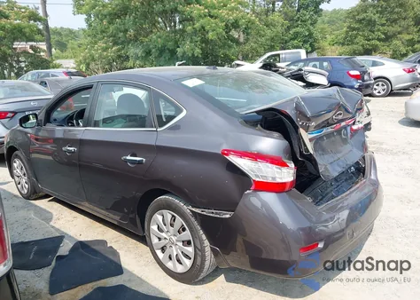 2015 Nissan Sentra Sv из США, поврежденный, VIN 3N1AB7AP6FL687258